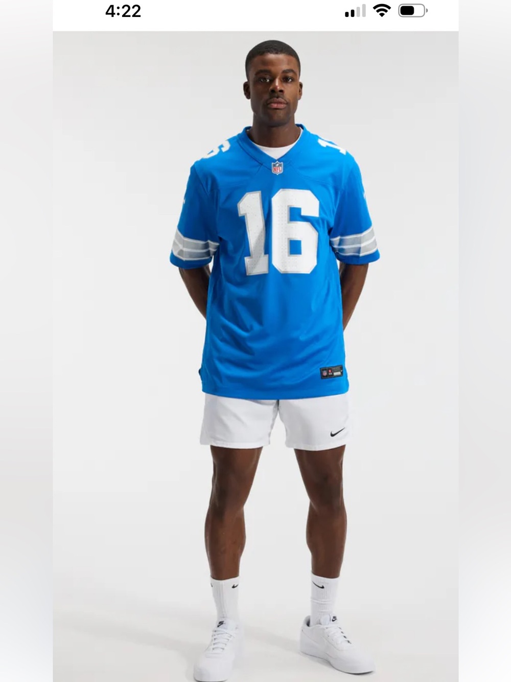 Nike Jared Goff  Jersey. Size L
